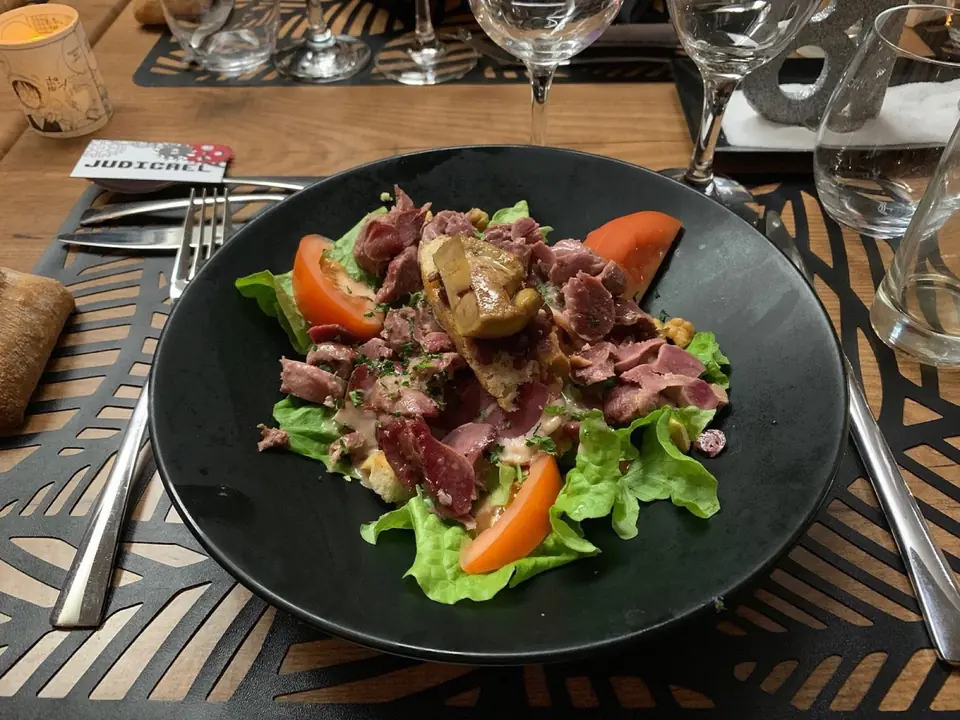 Salade gourmande aux gésiers